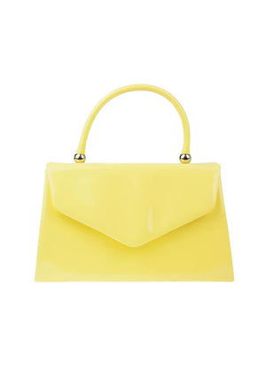Shiny Patent PU Top Handle Mini Bag - Shelby - Storm Desire