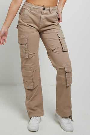 Cargo Combat Baggy Jeans - Kennedi - Storm Desire