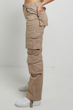 Cargo Combat Baggy Jeans - Kennedi - Storm Desire