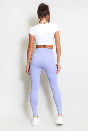 High Waisted Sports Energy Leggings - Lexi - Storm Desire