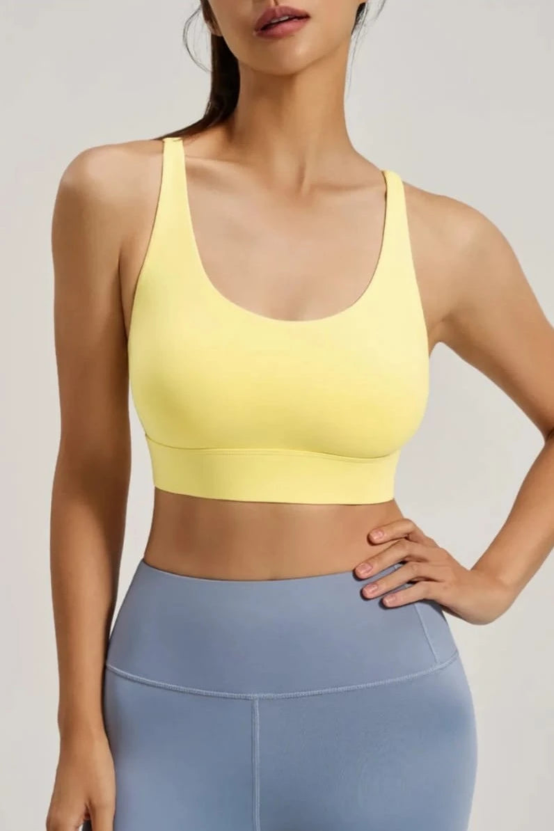 Strappy Back Sports Bra - Briella