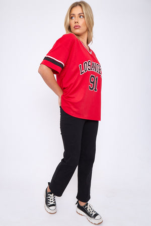 Los Angeles Baseball Top - Thea - Storm Desire