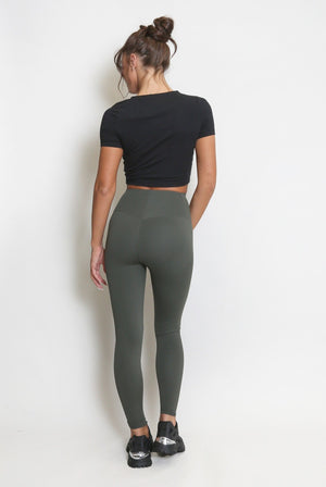 High Waisted Sports Energy Leggings - Lexi - Storm Desire