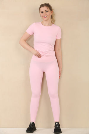 Athleisure T-shirt And Leggings Set - Oakley - Storm Desire