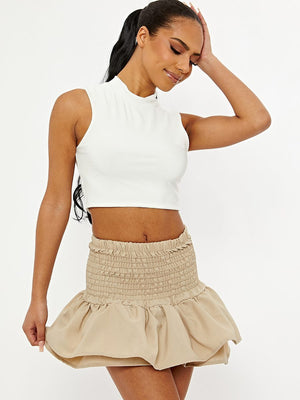 Layered Rara Mini Skirt - Brooke - Storm Desire