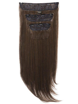 Envy 3 Weft Straight 22″-24″ Hair Extensions in Dark Brown and Caramel - Storm Desire