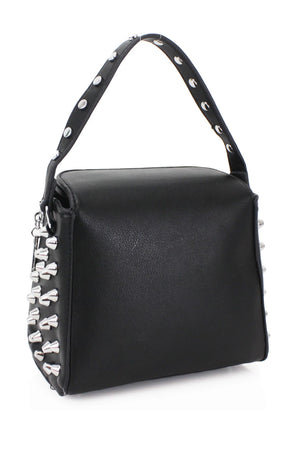 Silver Stud Midi Bag - Jessica - Storm Desire