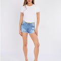 Distressed Summer Denim Shorts - Adley