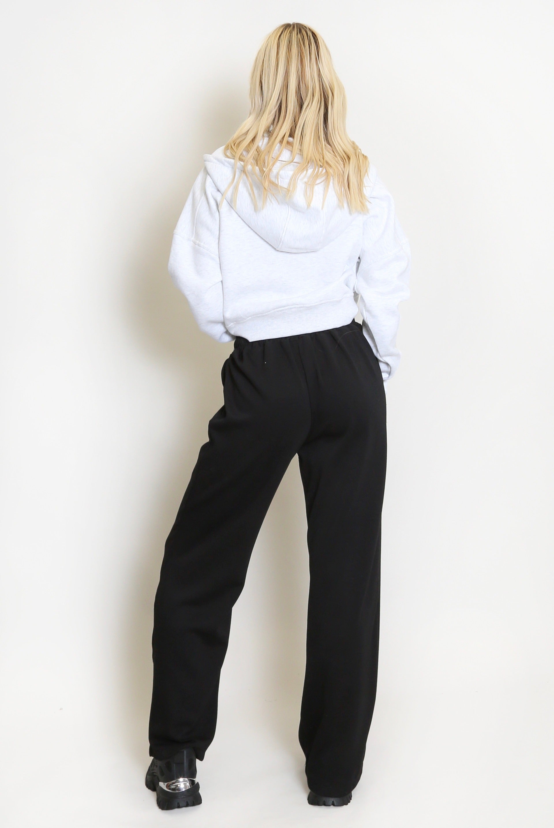 Elasticated Wide Leg Joggers - Faith - Storm Desire