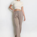 Elasticated Wide Leg Joggers - Faith - Storm Desire