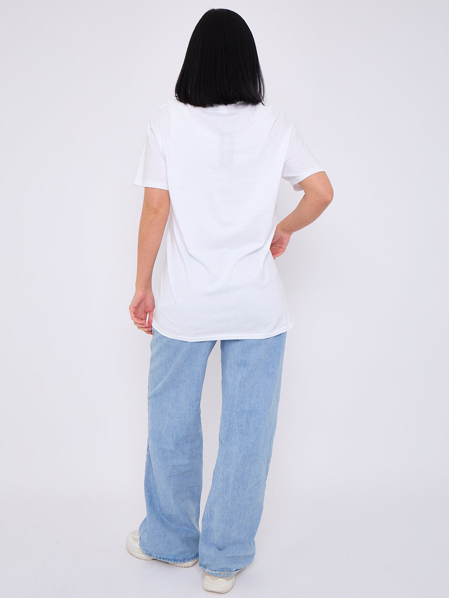 Xo Xo Graphic Printed T-Shirt - Emmy - Storm Desire