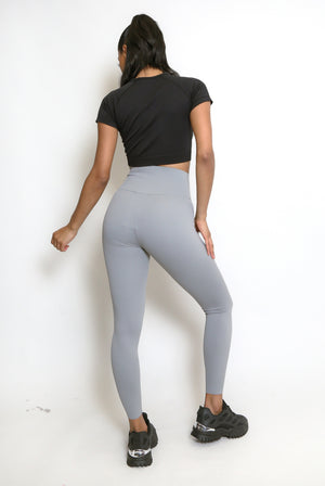 High Waisted Sports Energy Leggings - Lexi - Storm Desire
