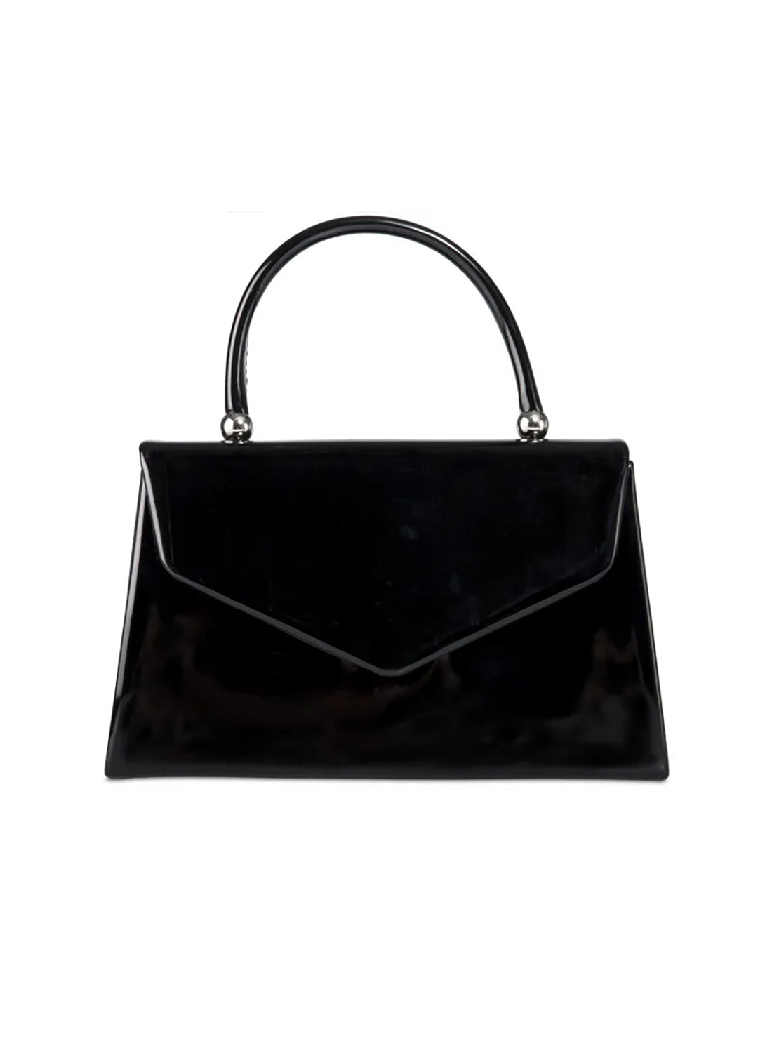 Shiny Patent PU Top Handle Mini Bag - Shelby - Storm Desire