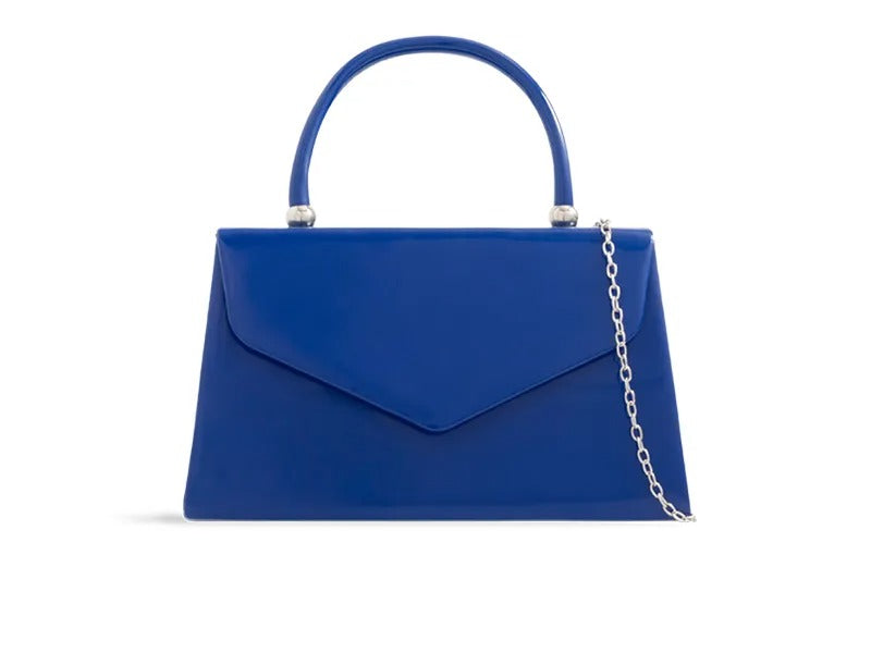 Shiny Patent PU Top Handle Mini Bag - Shelby - Storm Desire