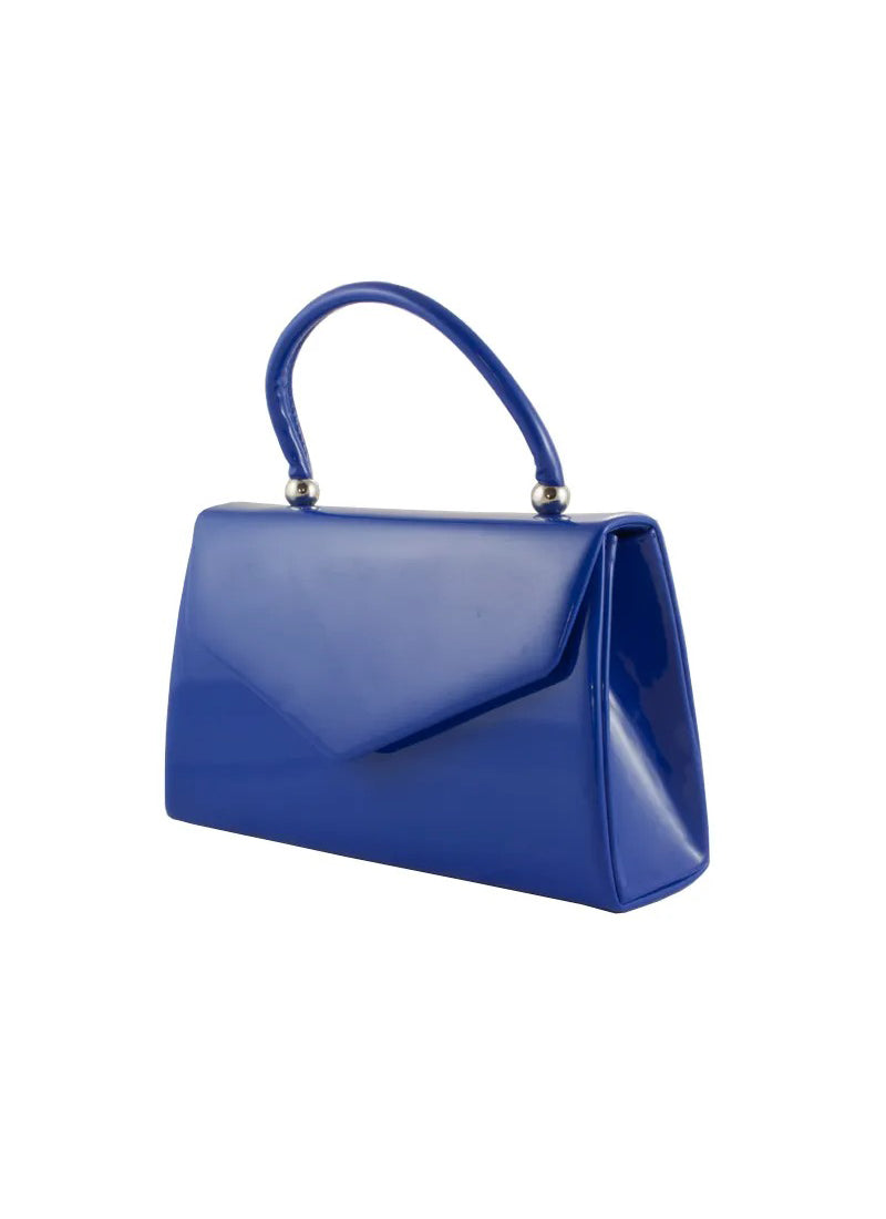 Shiny Patent PU Top Handle Mini Bag - Shelby - Storm Desire