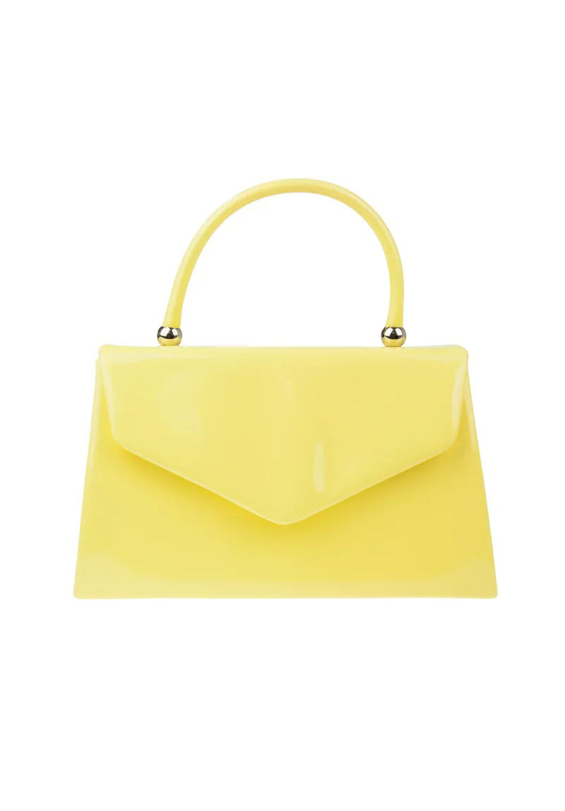 Shiny Patent PU Top Handle Mini Bag - Shelby - Storm Desire