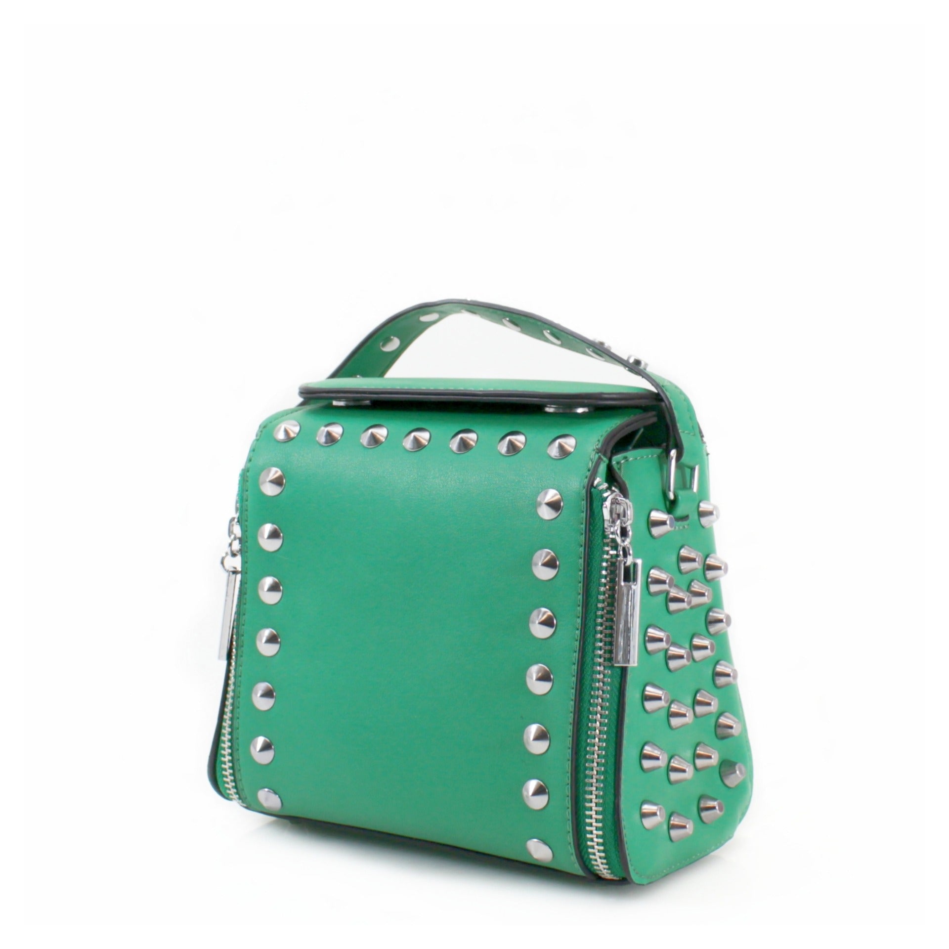 Silver Stud Midi Bag - Jessica - Storm Desire