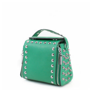 Silver Stud Midi Bag - Jessica - Storm Desire