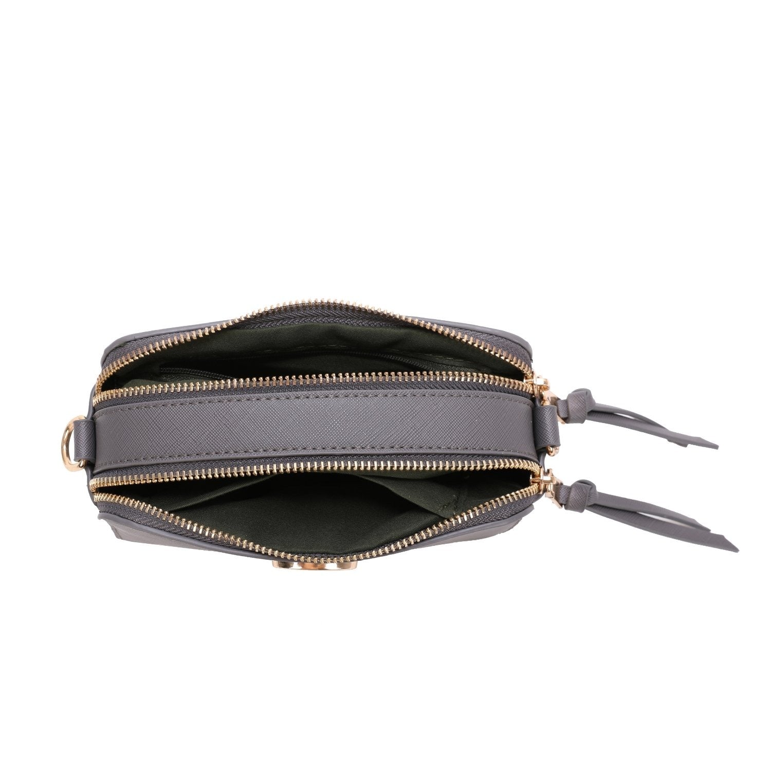 Gold Buckle Box Bag - Diana - Storm Desire