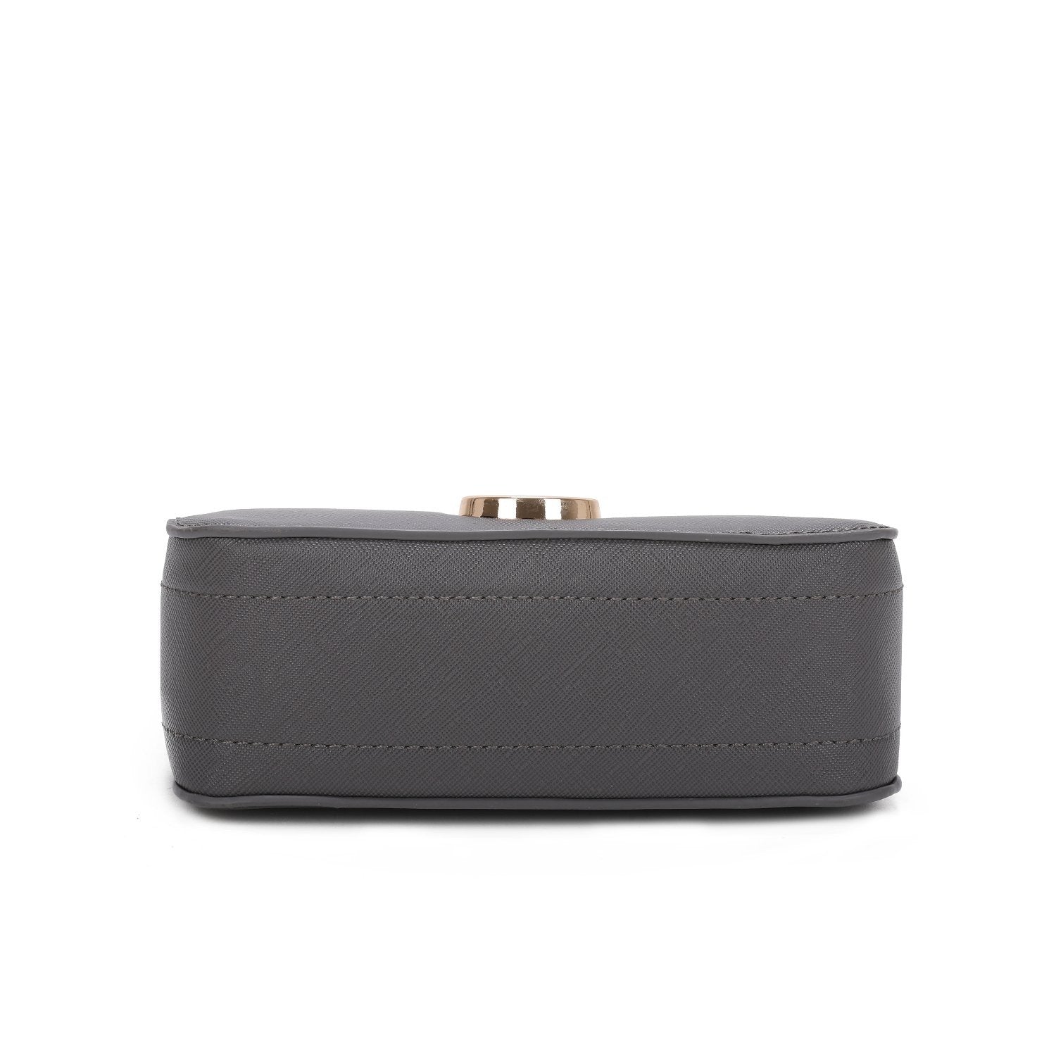 Gold Buckle Box Bag - Diana - Storm Desire