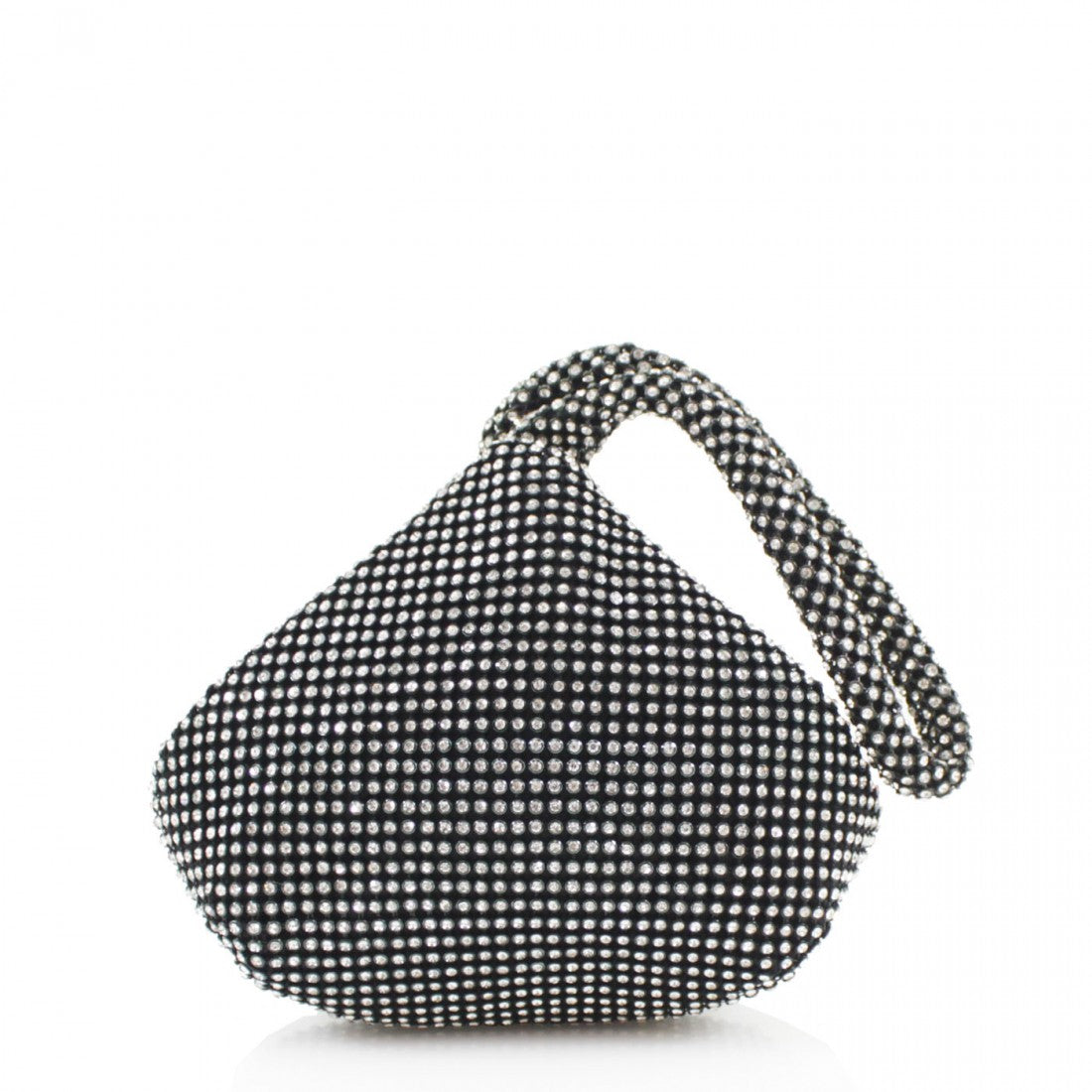 Diamante Chain Mail Pouch Bag - Samara - Storm Desire