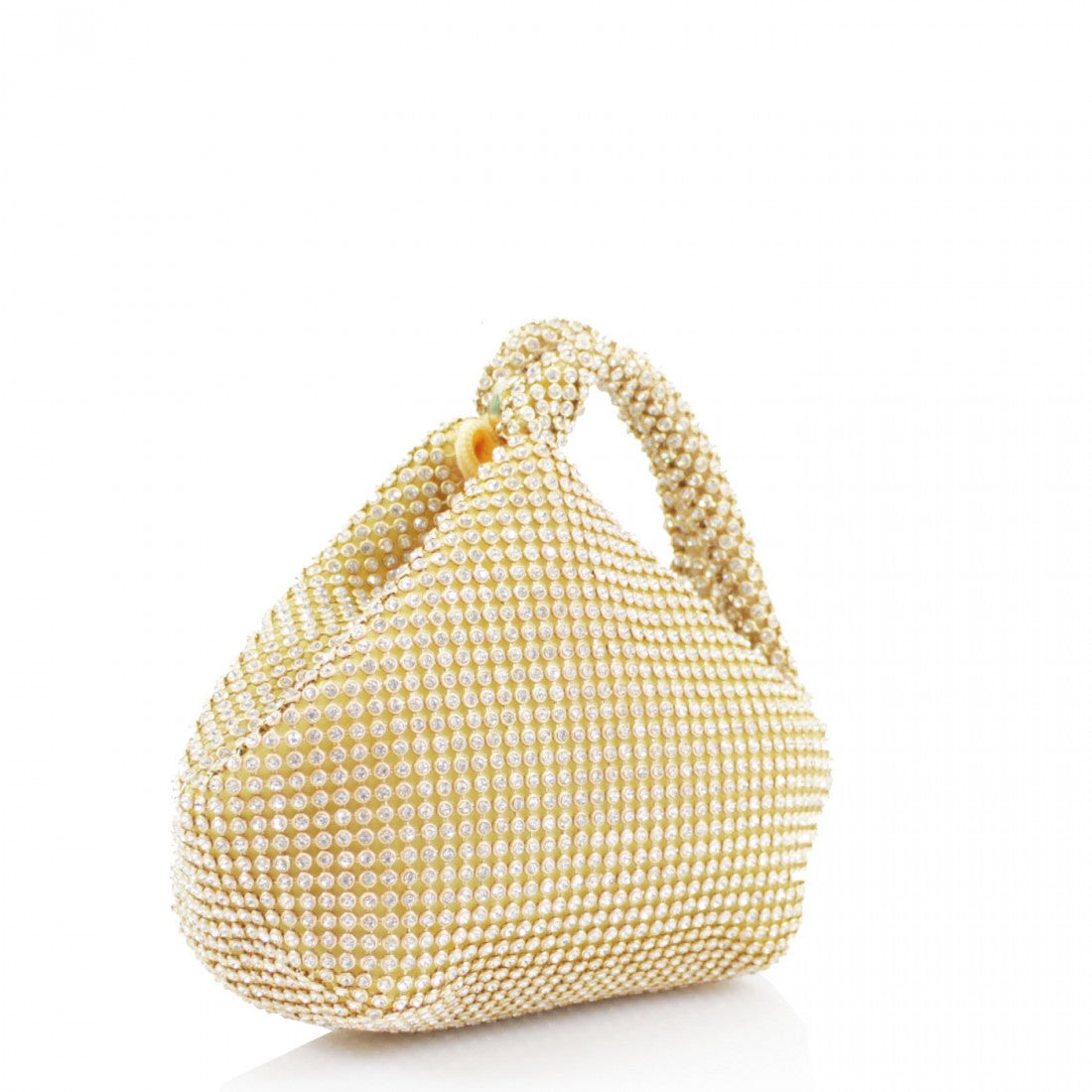 Diamante Chain Mail Pouch Bag - Samara - Storm Desire