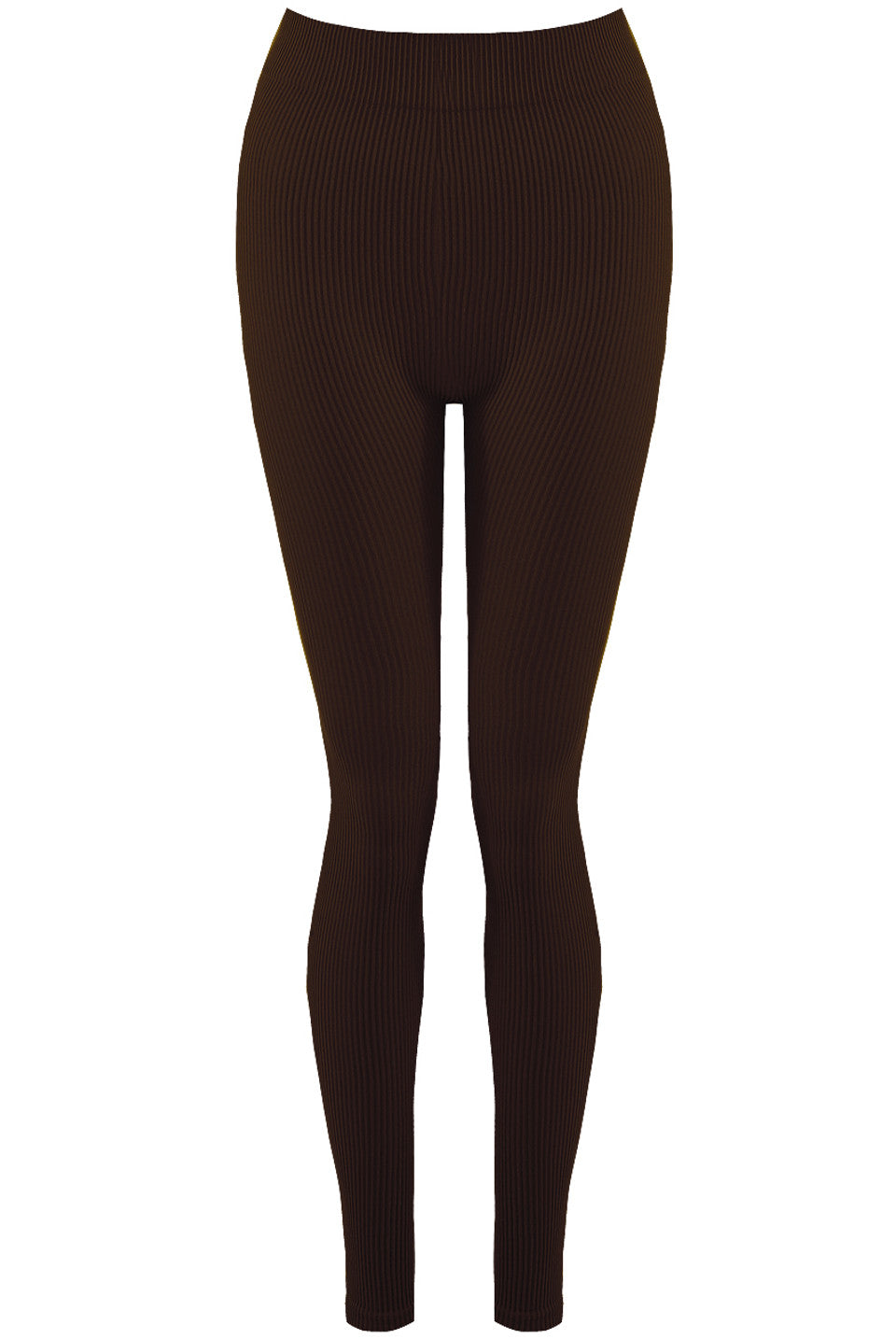 High Waist Ribbed Leggings - Della - Storm Desire