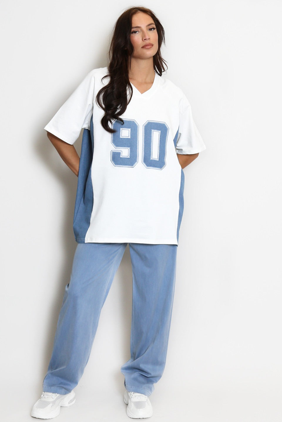 Denim Insert 90 Baseball Top - Elliott