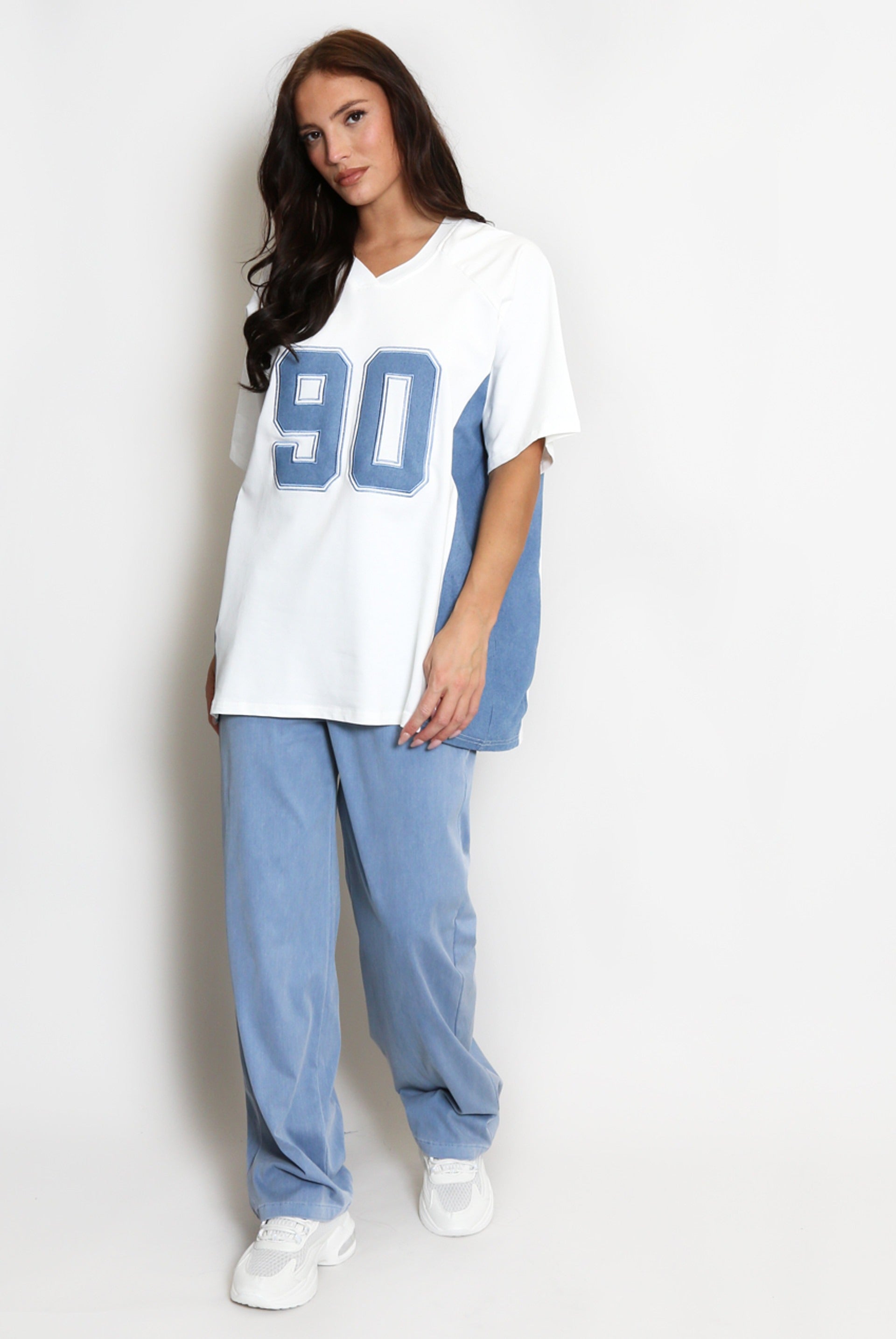Denim Insert 90 Baseball Top - Elliott
