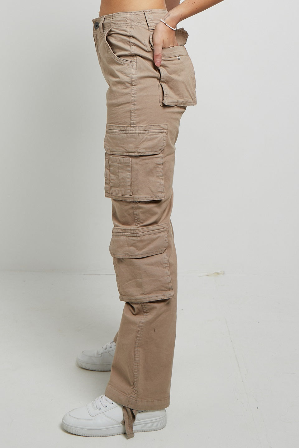 Cargo Combat Baggy Jeans - Kennedi - Storm Desire
