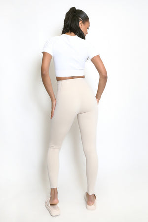 High Waisted Sports Energy Leggings - Lexi - Storm Desire
