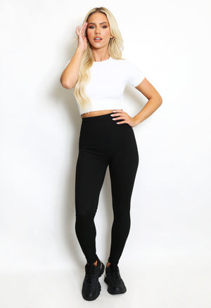 High Waisted Sports Energy Leggings - Lexi - Storm Desire