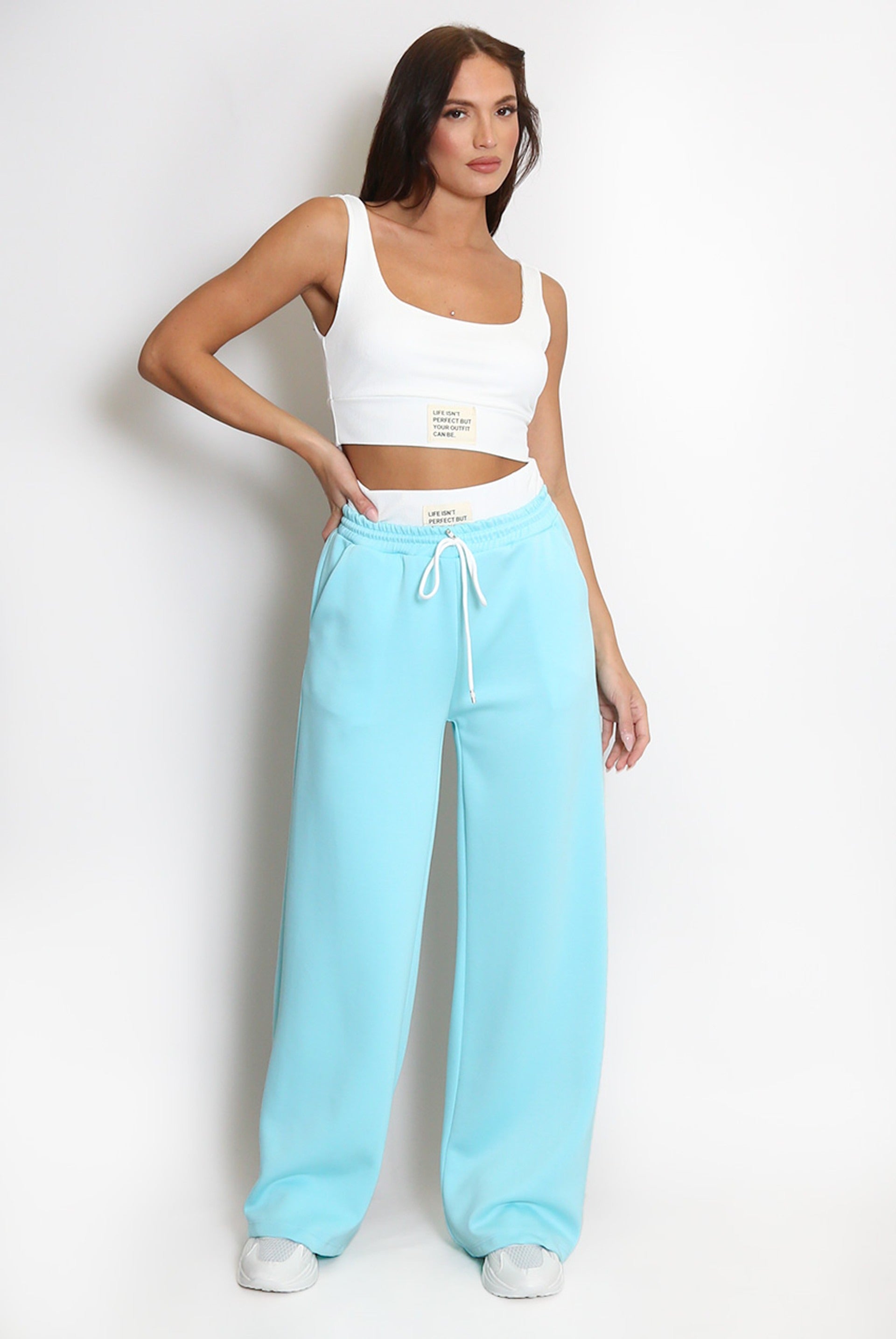 Contrast Bralet and Trouser Set - Kaitlyn