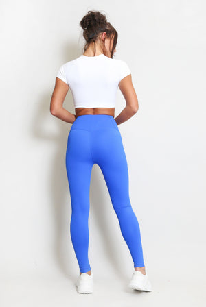 High Waisted Sports Energy Leggings - Lexi - Storm Desire
