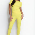 Athleisure T-shirt And Leggings Set - Oakley