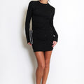 Diamante Embellished Mini Dress - Jayleen