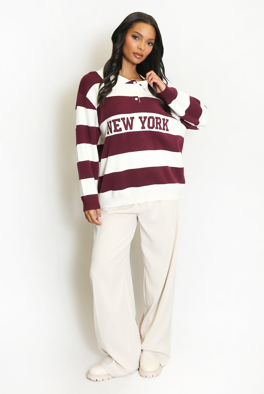 Striped New York Jumper - Lettie