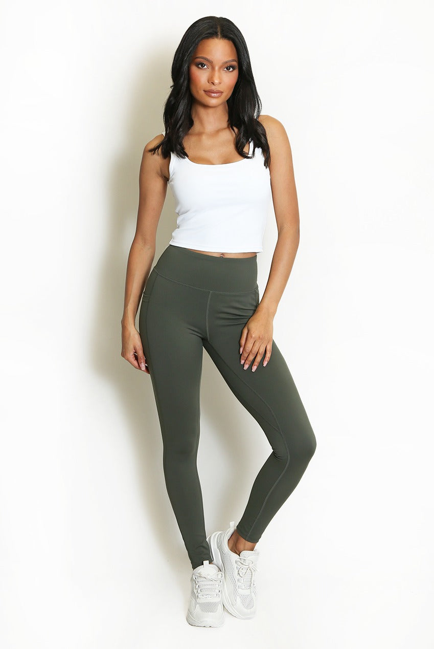 Active Gym Side Pocket Energy Leggings - Mazie