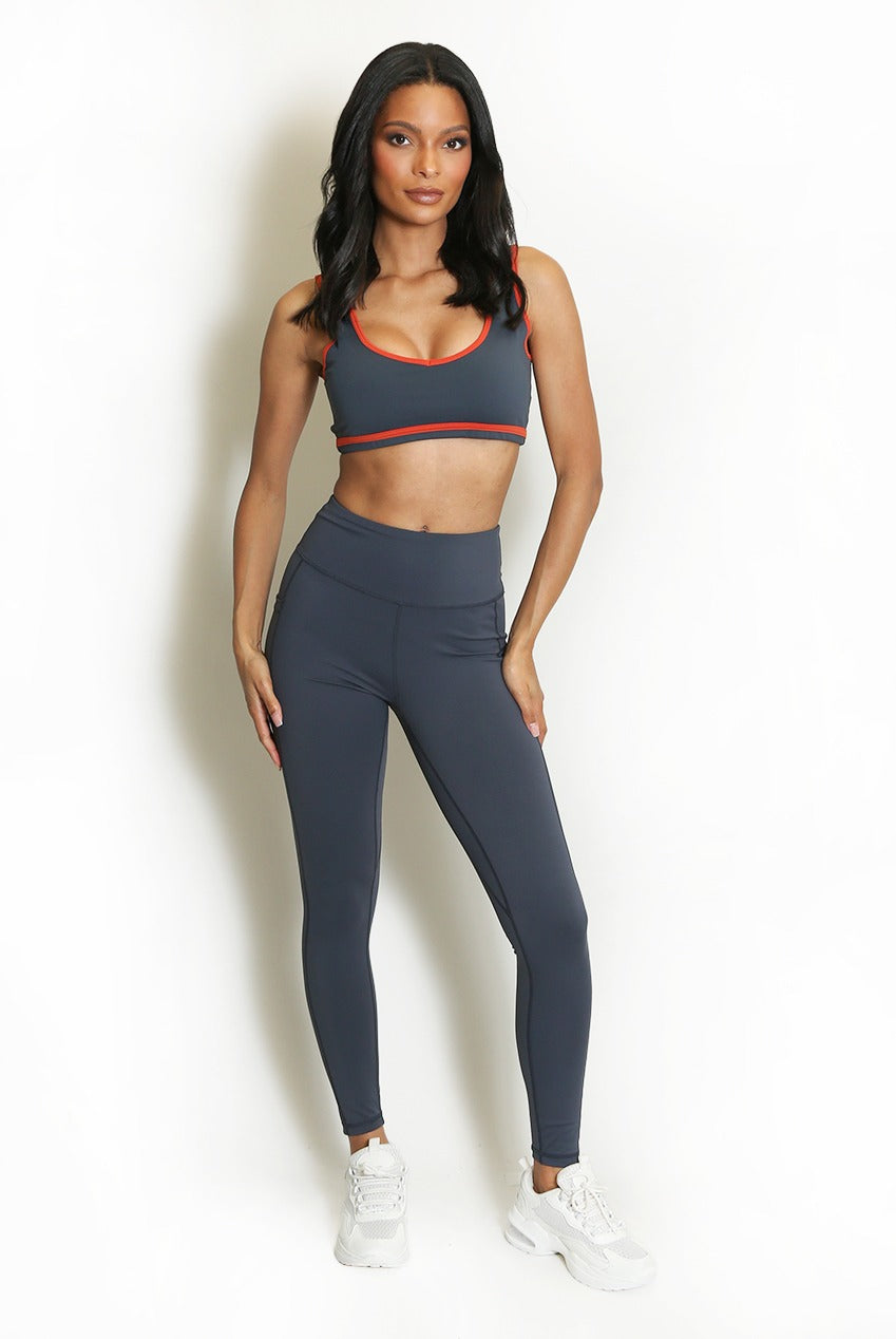 Active Gym Side Pocket Energy Leggings - Mazie