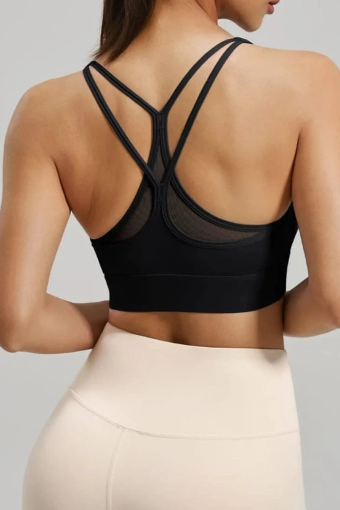 Strappy Back Sports Bra - Briella