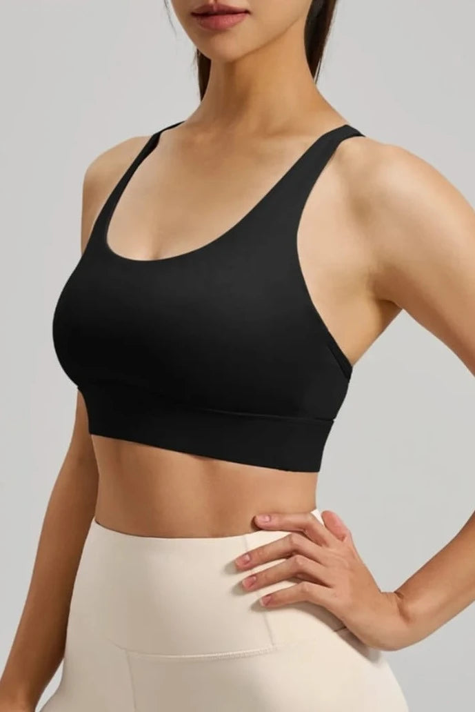 Strappy Back Sports Bra - Briella