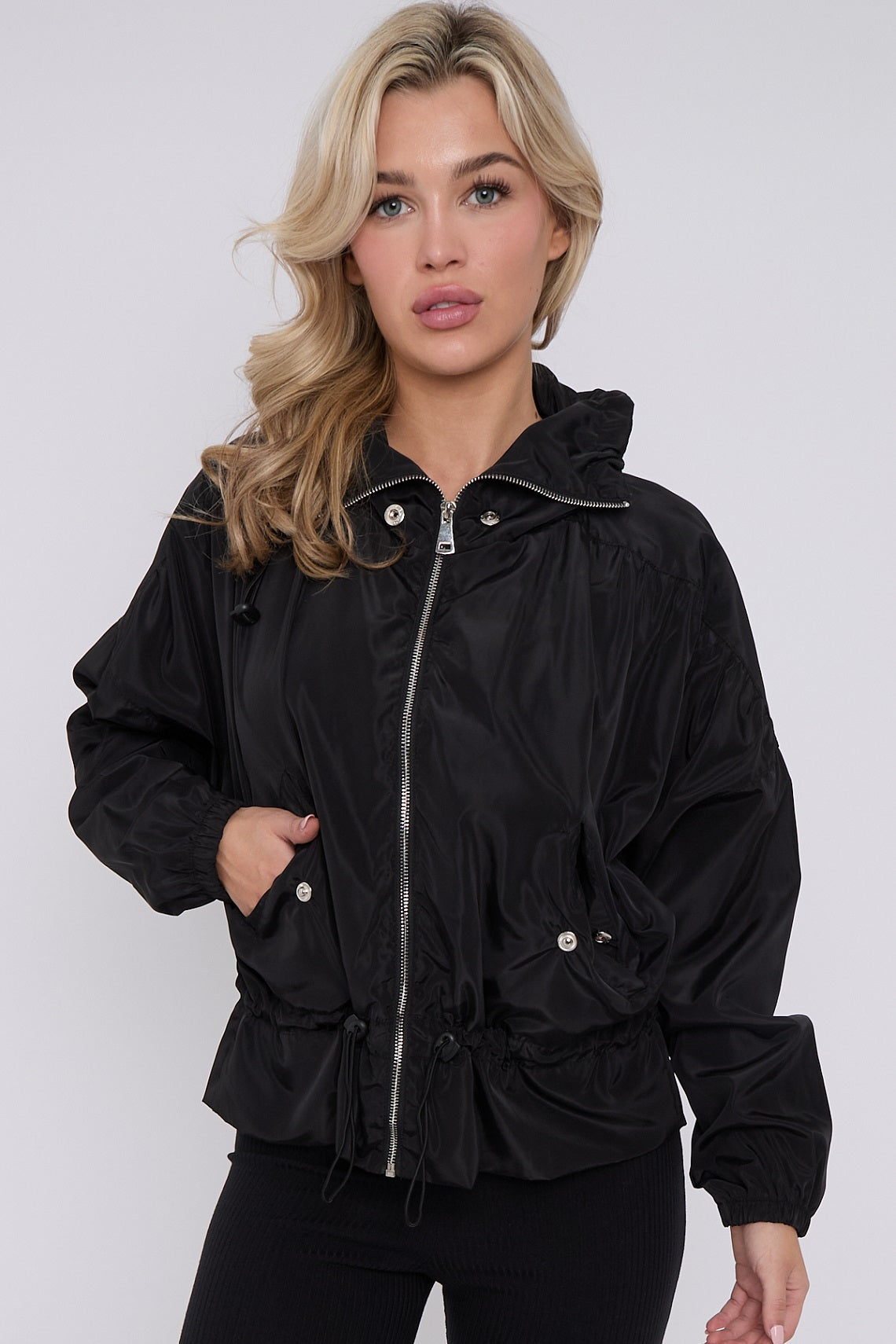 High Neck Hooded Festival Wind Surfer Jacket Parker