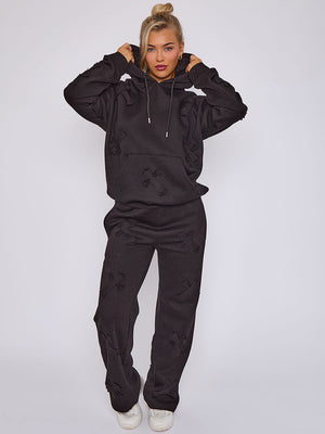 Baggy Crucifix Cross Hooded Tracksuit - Kayla - Storm Desire