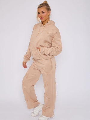 Baggy Crucifix Cross Hooded Tracksuit - Kayla - Storm Desire