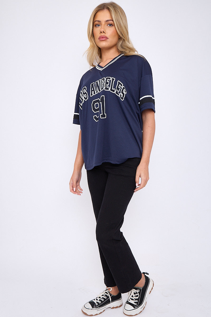 Los Angeles Baseball Top - Thea - Storm Desire