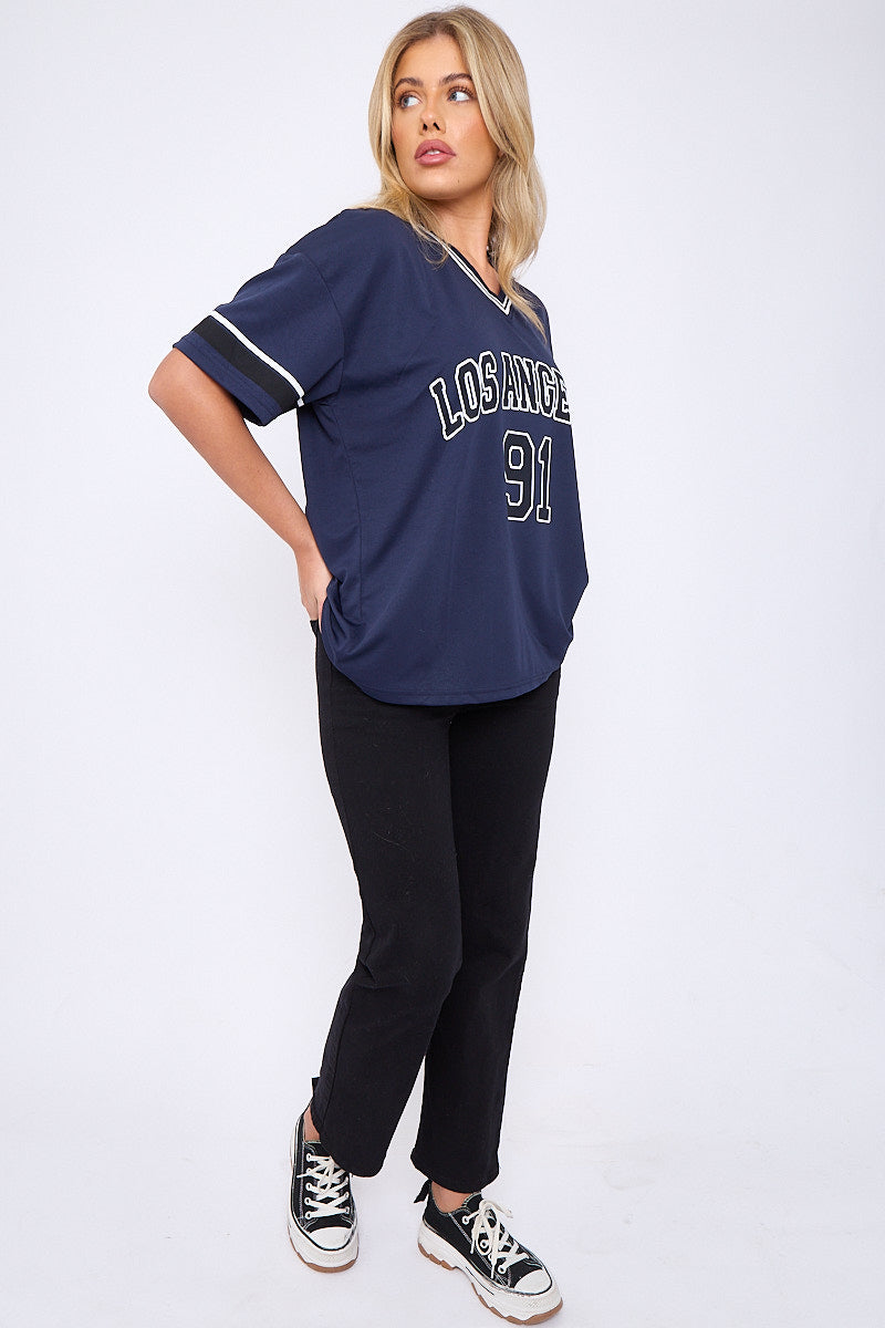 Los Angeles Baseball Top - Thea - Storm Desire