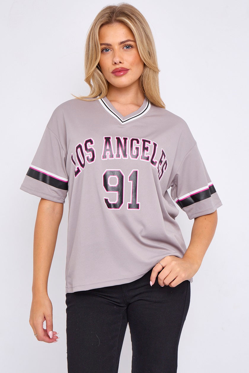 Los Angeles Baseball Top - Thea - Storm Desire