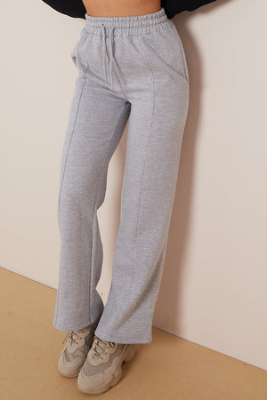 Wide Leg Fleece Trousers - Robin - Storm Desire