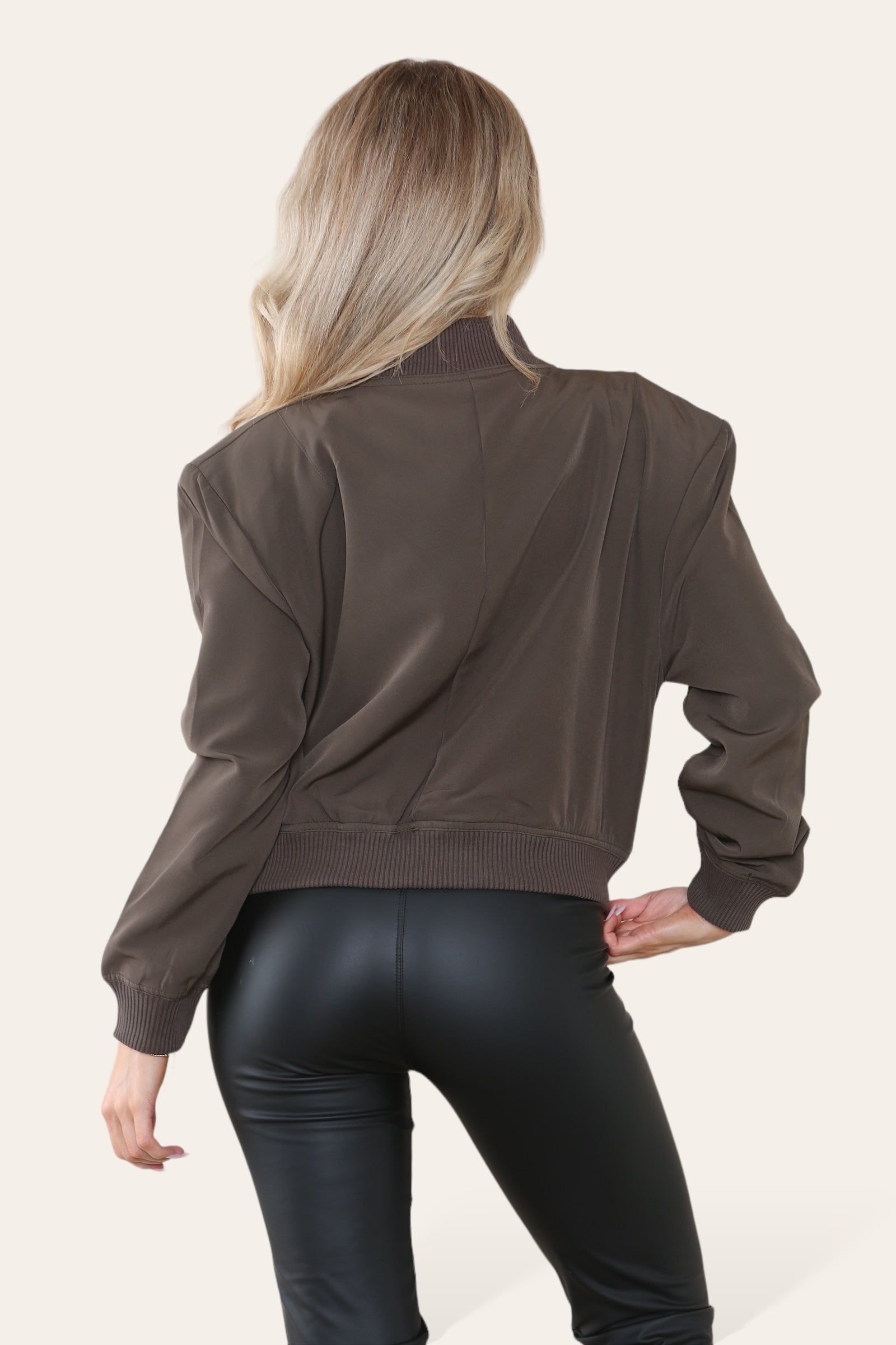 Pocket Bomber Jacket - Aria - Storm Desire