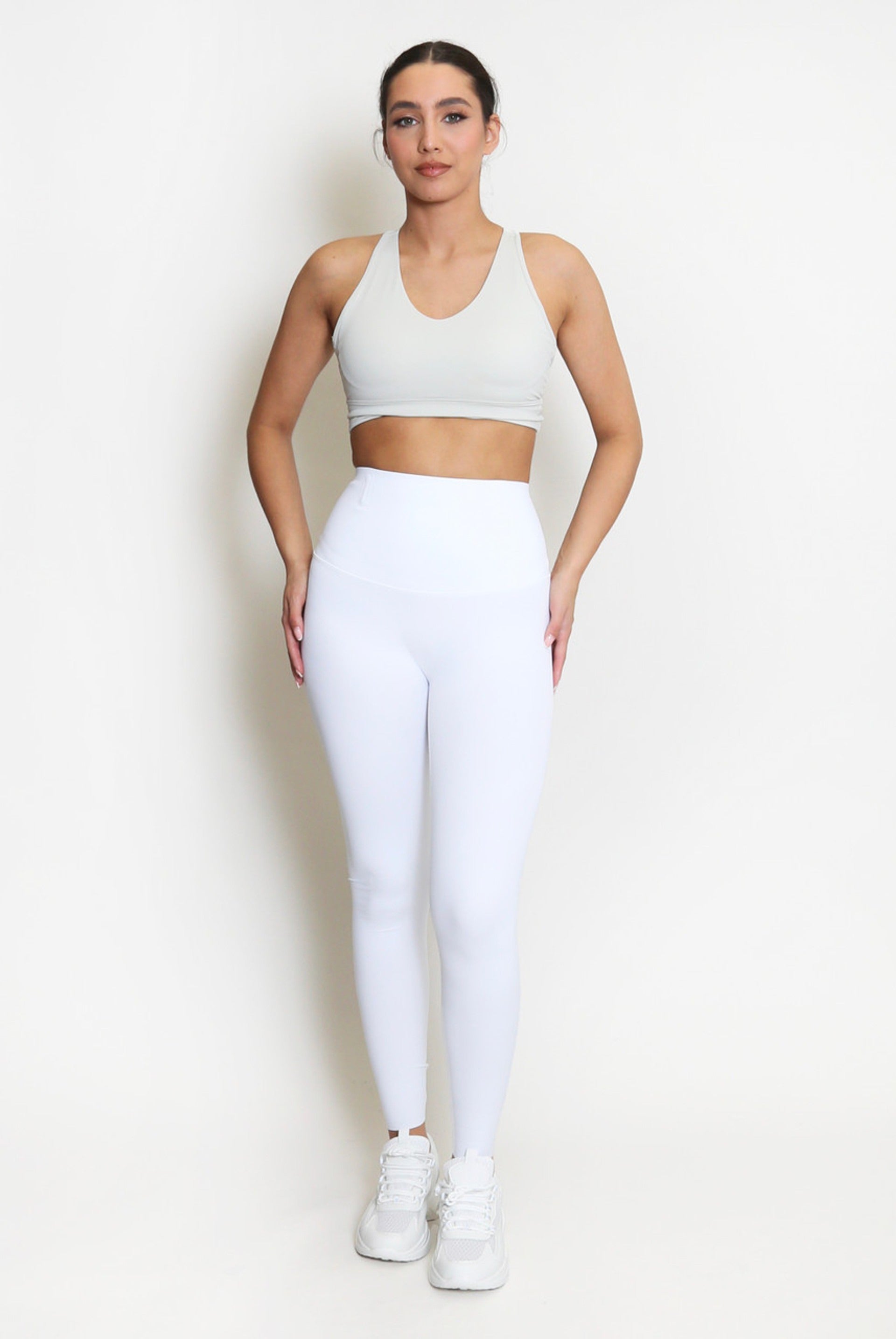 High Waisted Sports Energy Leggings - Lexi - Storm Desire